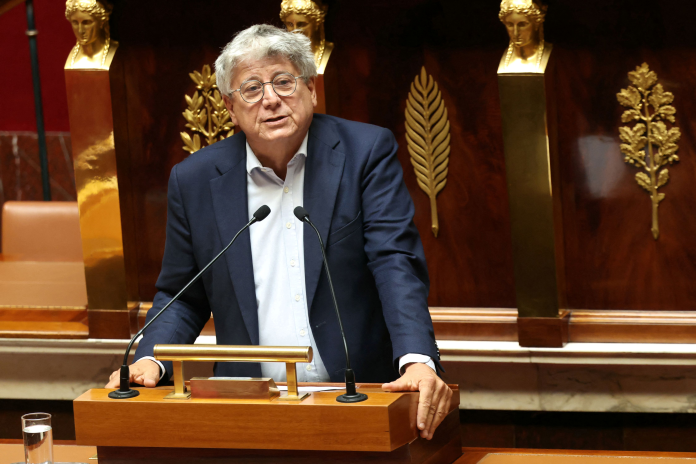 Éric Coquerel, député La France Insoumise (LFI), en juin 2026 à la tribune de l'Assemblée nationale (photo Alain Jocard/AFP).
