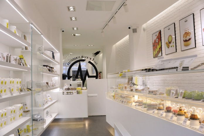 L'une des pâtisseries du chef Christophe Michalak à Paris (photo Serge Attal/AFP).