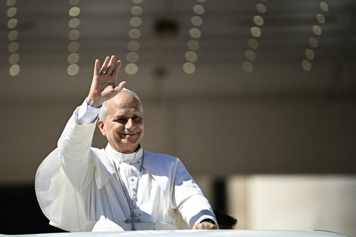 Le pape Léon XIV, le 16 septembre au Vatican (photo Filippo Monteforte/AFP).