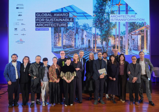 Les participants à la dernière édition du "Global Award for Sustainable Architecture", à Istanbul (photo D.R.).