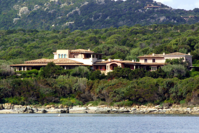 Villa Certosa, l'ancienne propriété de Silvio Berlusconi (photo Zappadu/Bridgeman Images/AFP).