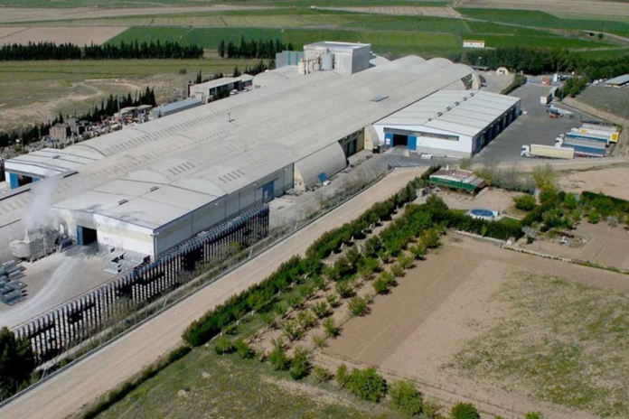 L'usine Saint Gobain de Quinto (photo D.R.).