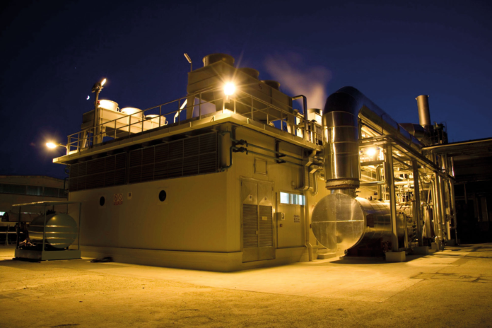 Une unité de production d'électricité à base de gaz de CO-VER Power Technology en Italie (photo D.R.).