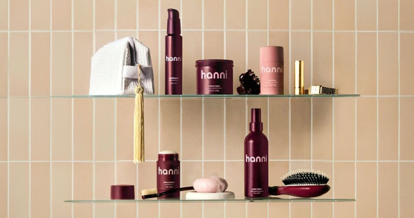 Quelques uns des produits de soin Hanni, pépite dans laquelle vient d'investir BOLD, le fonds de L'Oréal (photo D.R.).