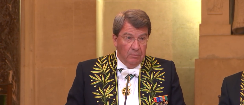 Xavier Darcos, Chancelier de l'Institut de France, qui préside le conseil d’administration de la Fondation Lefoulon-Delalande (photo D.R.).