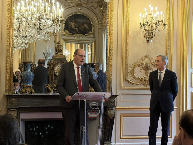 Jean Castex et Éric Ducournau, le 7 mai, au Sénat (photo D.R.).