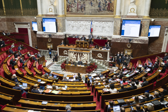 L'assemblée nationale (Photo Quentin de Groeve / Hans Lucas via AFP).