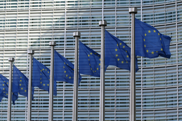 Drapeaux européens, à Bruxelles (photo Guillaume Perigois/Unsplash).