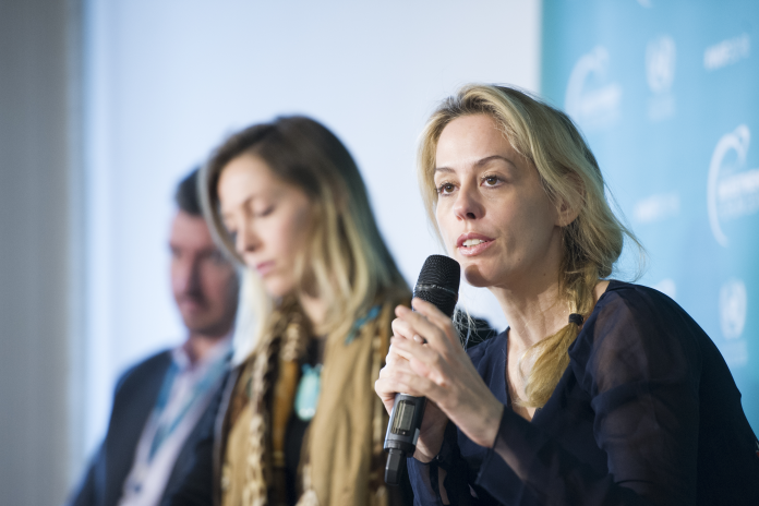 Vanessa Grellet, en 2018, à l'occasion du World Investment Forum (photo Violaine Martin).