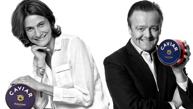 Karin Nebot, Directrice générale de Kaviari et Raphaël Bouchez, président (photo Stéphane de Bourgies).
