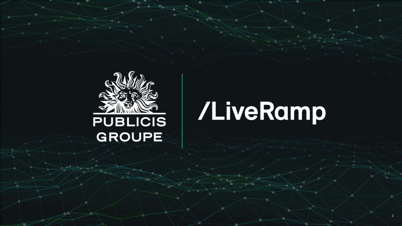 Fin mai, la plateforme LiveRamp a conclu un accord définitif pour être rachetée par Publicis Groupe (illustration D.R.).