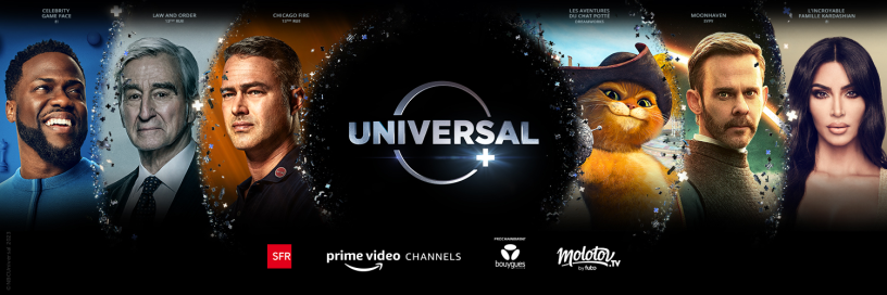 Les programmes d'Universal en France (illustration D.R.).