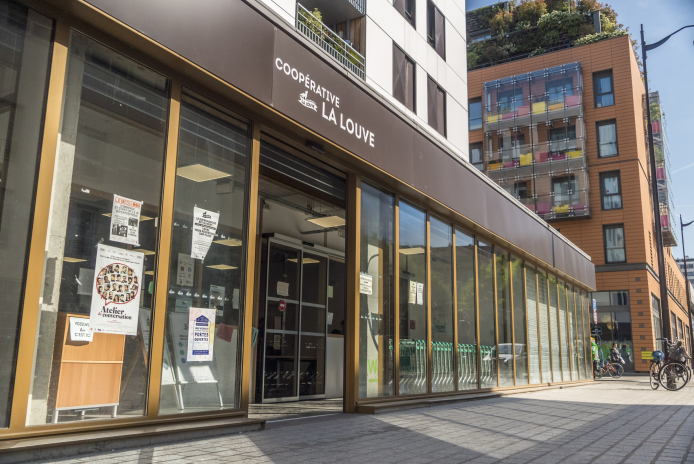 Le supermarché coopératif La Louve, dans le 18e arrondissement de Paris (Photo La Louve).