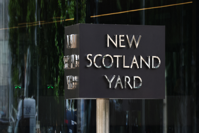 New Scotland Yard, ou le siège du Metropolitan Police Service, à Londres (photo Jakub Porzycki/NurPhoto/AFP).