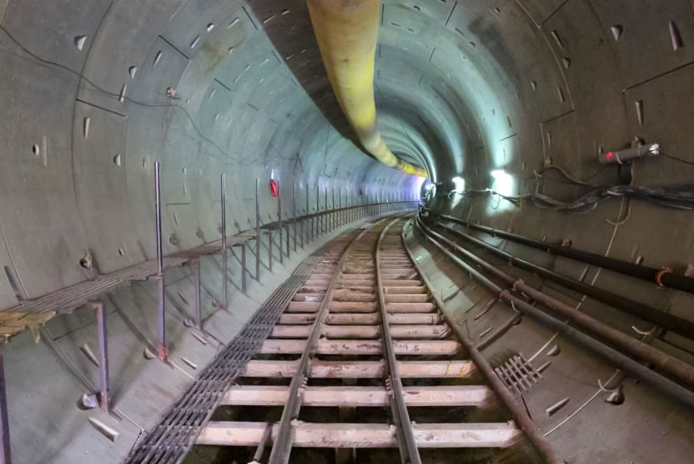 Les produits et solutions Xypex ont notamment été utilisés pour l'imperméabilisation des tunnels du métro de Delhi, en Inde (photo D.R.)