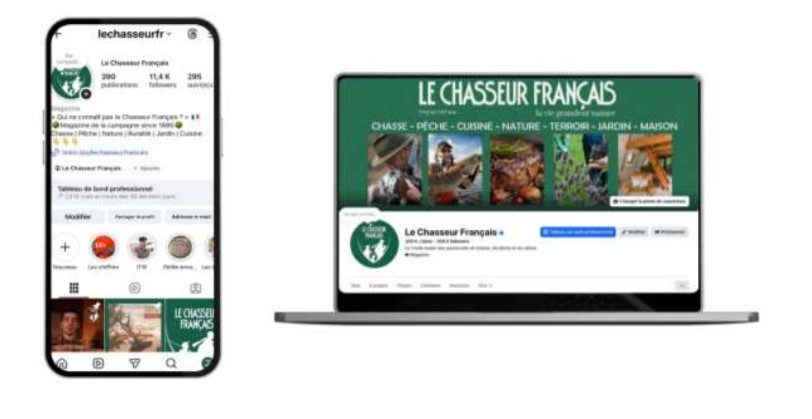 Le numérique, axe stratégique de développement pour le Chasseur Français en 2026 (illustration D.R.).
