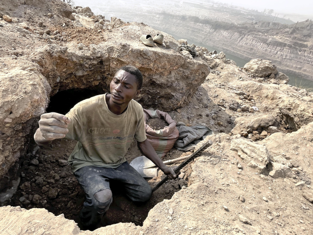 Extraction de cuivre à Kolwezi, en République Démocratique du Congo, en août 2025 (photo Minako Sasako/Yomiuri/AFP).