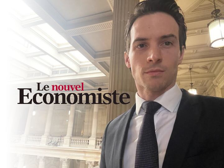 L'avocat Gaspard de Montclin, repreneur du titre Le nouvel économiste (photo D.R.).