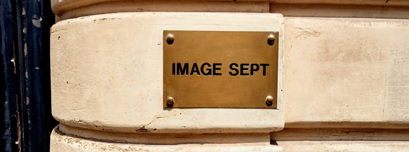 L'entrée des locaux parisiens de l'agence Image Sept (photo D.R.).