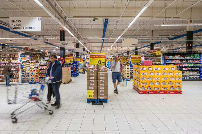L'hypermarché Carrefour de Kraainem, l'un des 40 du groupe en Belgique (photo D.R.).