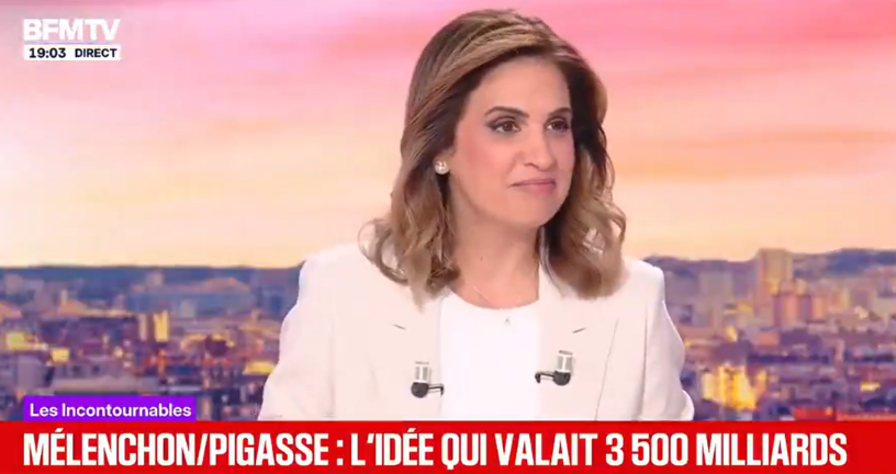 L'un des transferts les plus marquants de la saison : Sonia Mabrouk, partie de CNews pour rejoindre BFM où elle présente désormais 100% Mabrouk, tous les soirs (photo D.R.).