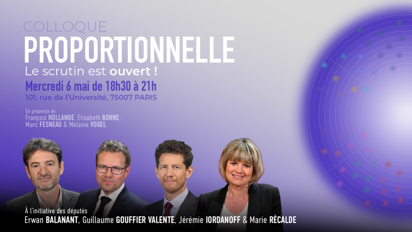 Un colloque sur la proportionnelle est prévu le 6 mai prochain à l'Assemblée nationale (illustration D.R.).