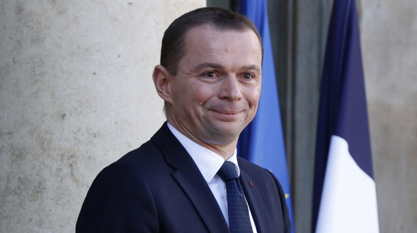 L'ex ministre du travail, Olivier Dussopt (photo AFP).