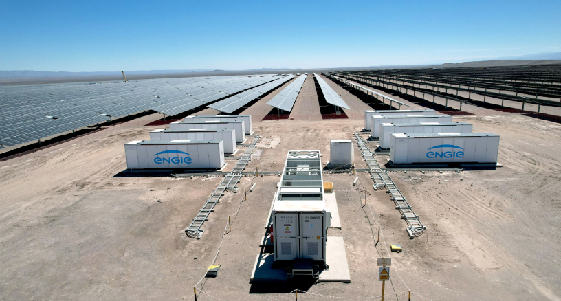 Un des Systèmes de Stockage d'Energie par Batterie (BESS) implanté par Engie en Amérique Latine, à BESS Coya (photo D.R.).