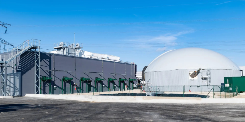 Unité de méthanisation ENGIE de Beauce Gâtinais Biogaz, à Pithiviers (photo D.R.).