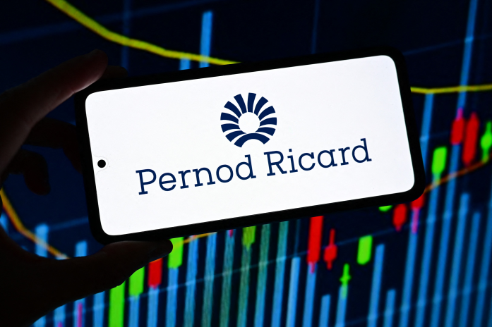 Logo Pernod Ricard (photo Romain Doucelin/Hans Lucas/AFP).