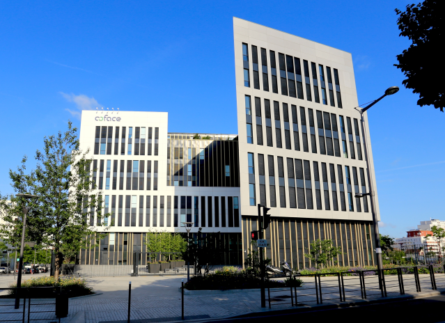 Le siège de Coface, à Bois-Colombes (photo D.R.).