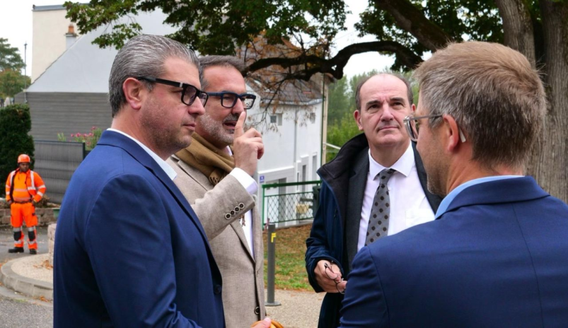 Jean Castex et Frédéric Aguilera, à Vichy (photo D.R.).