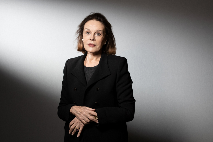 La journaliste politique Catherine Nay, à Paris, en février 2020 (photo Joël Saget/AFP).