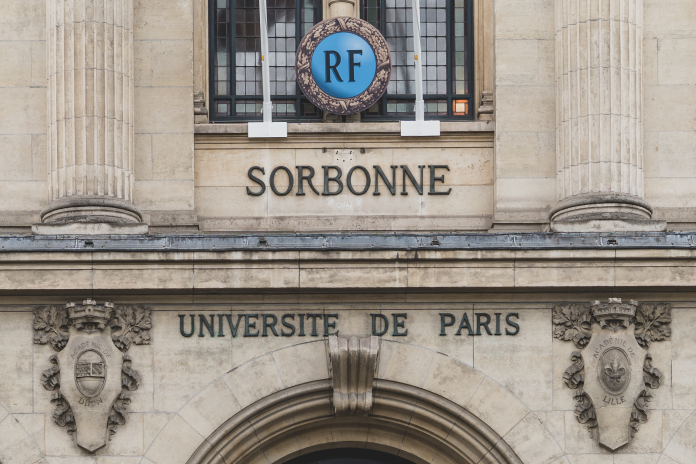Faculté de Paris la Sorbonne, en septembre 2025 (photo Carine Schmitt/Hans Lucas/AFP).