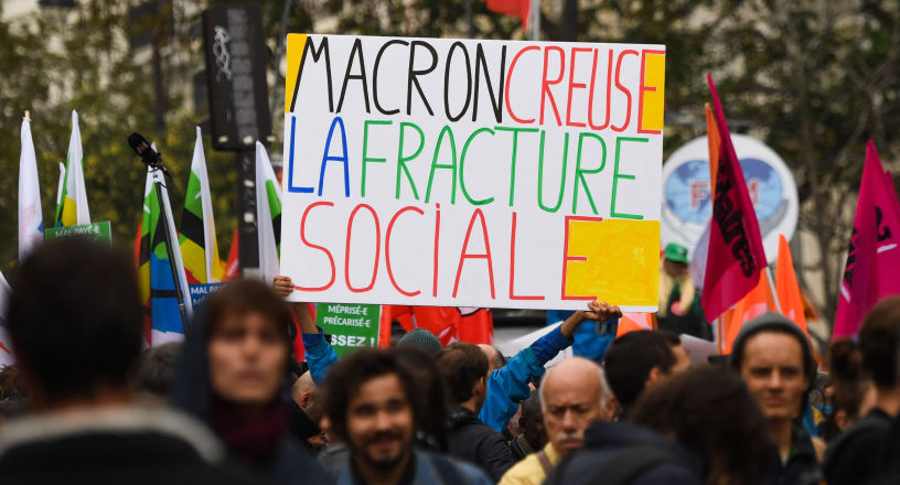 Concept né en 1995, avec Jacques Chirac, la "fracture sociale" est toujours au cœur des débats 30 ans plus tard... (photo Eric Feferberg/AFP).