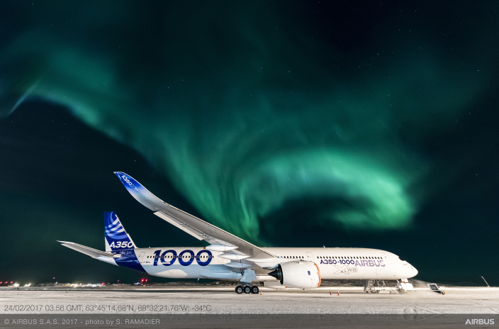 L'Airbus A350-1000 (photo D.R.).