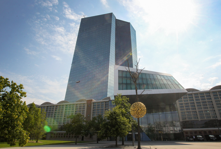 La Banque Centrale Européenne à Francfort, Allemagne - DANIEL ROLAND / AFP