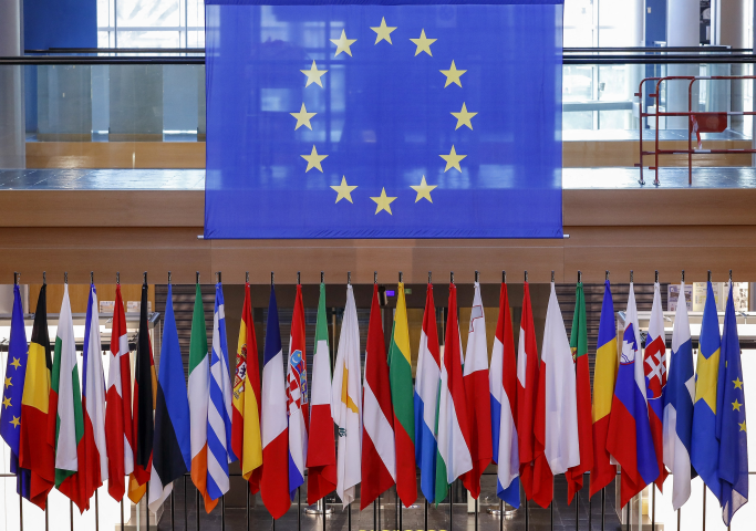 Drapeaux des pays membres de l’Union Européenne - JULIEN WARNAND / POOL / AFP