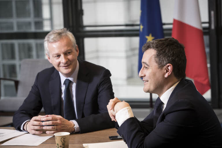 Bruno Le Maire et Gérald Darmanin