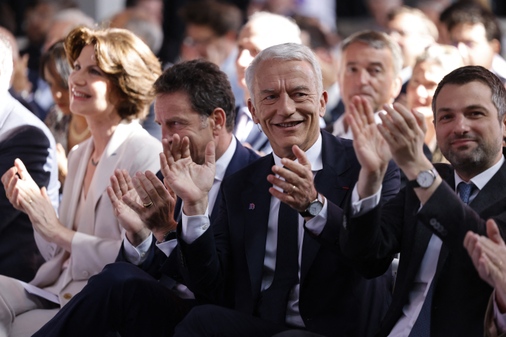 Patrick Martin, nouveau président du Medef (Photo by Ludovic MARIN / AFP)