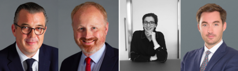 De gauche à droite : Olivier Deren, Sébastien Crepy, Charlotte Dupont et Vincent Nacinovic (Gide)