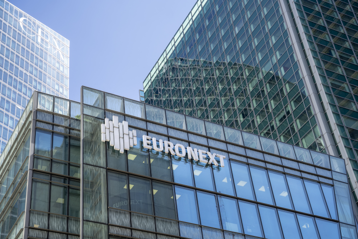 Euronext (crédits: Antoine Boureau / Hans Lucas / Hans Lucas via AFP)