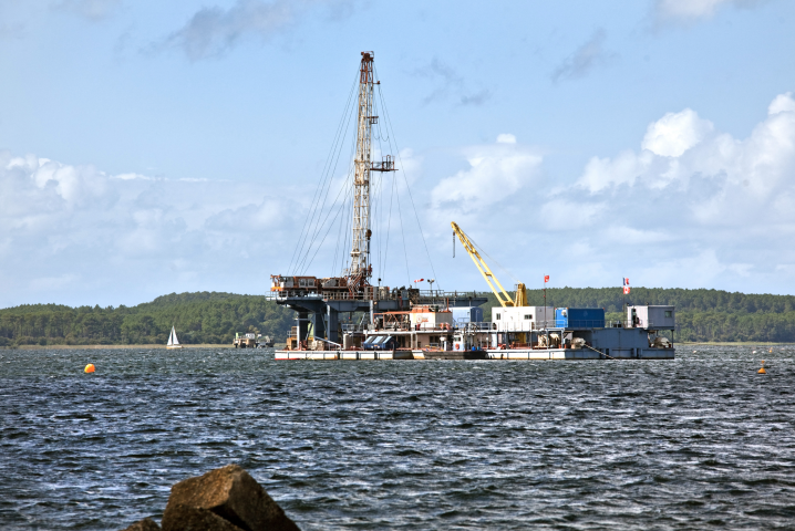 Forage pétrolier. Philippe Roy / Aurimages via AFP