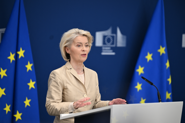 European Commission President Ursula von der Leyen in Brussels