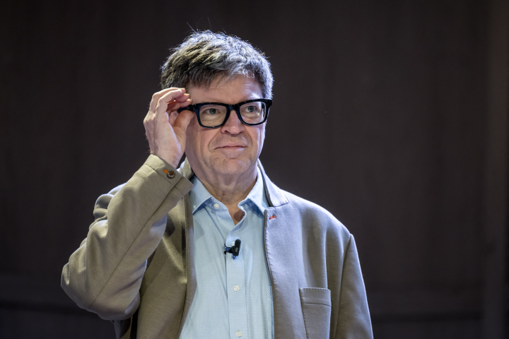 Yann LeCun à Davos, crédits : Fabrice Coffrini / AFP
