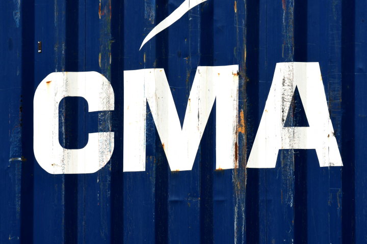 CMA CGM COMPANY (Photo by Romain Doucelin / Hans Lucas / Hans Lucas via AFP)