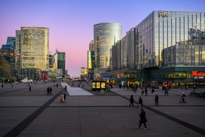 La Défense (Photo by Eric Beracassat / Hans Lucas / Hans Lucas via AFP)