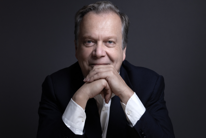 Philippe Salle, le président-directeur général d'Atos (Photo by JOEL SAGET / AFP)
