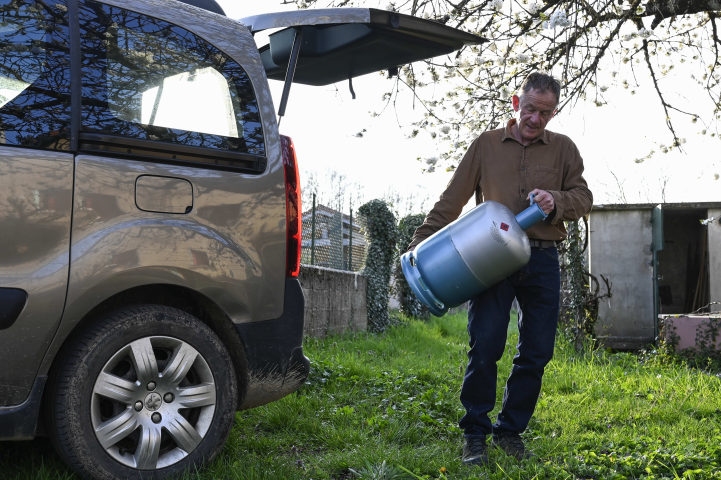  L’inflation moyenne subie par un ménage en zone rurale serait supérieure de 1 point à la moyenne (Stephane AUDRAS/REA)