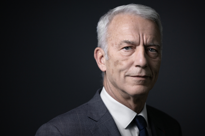 Patrick Martin, président du Medef (Photo by JOEL SAGET / AFP)